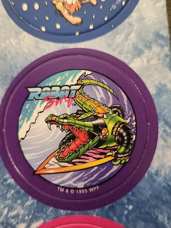 POGS Milkcaps WAL-MART ICEE Complete Set Intact on Cards 1995 90's Rare Vintage - Picture 4 of 10